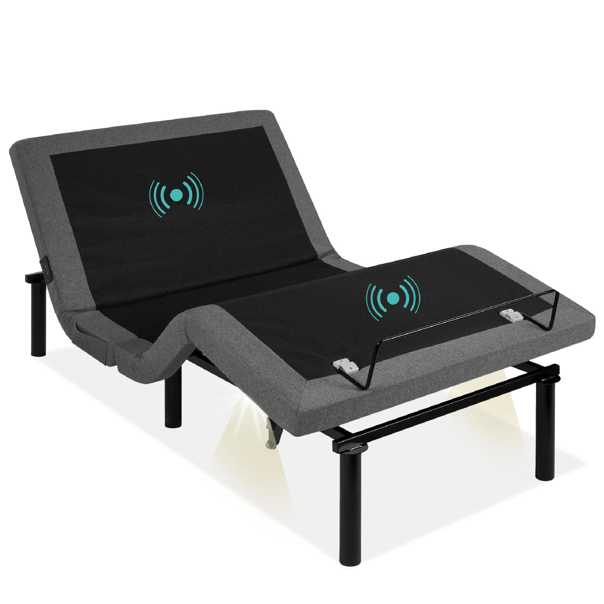 Best Choice Products Ergonomic Twin XL Size Adjustable Bed, Zero Gravity Base for Stress Management w/Wireless Remote Control, M