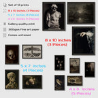 Dark Academia Wall Art And Posters - Witchy, Gothic Home Decor For Halloween Bedroom
