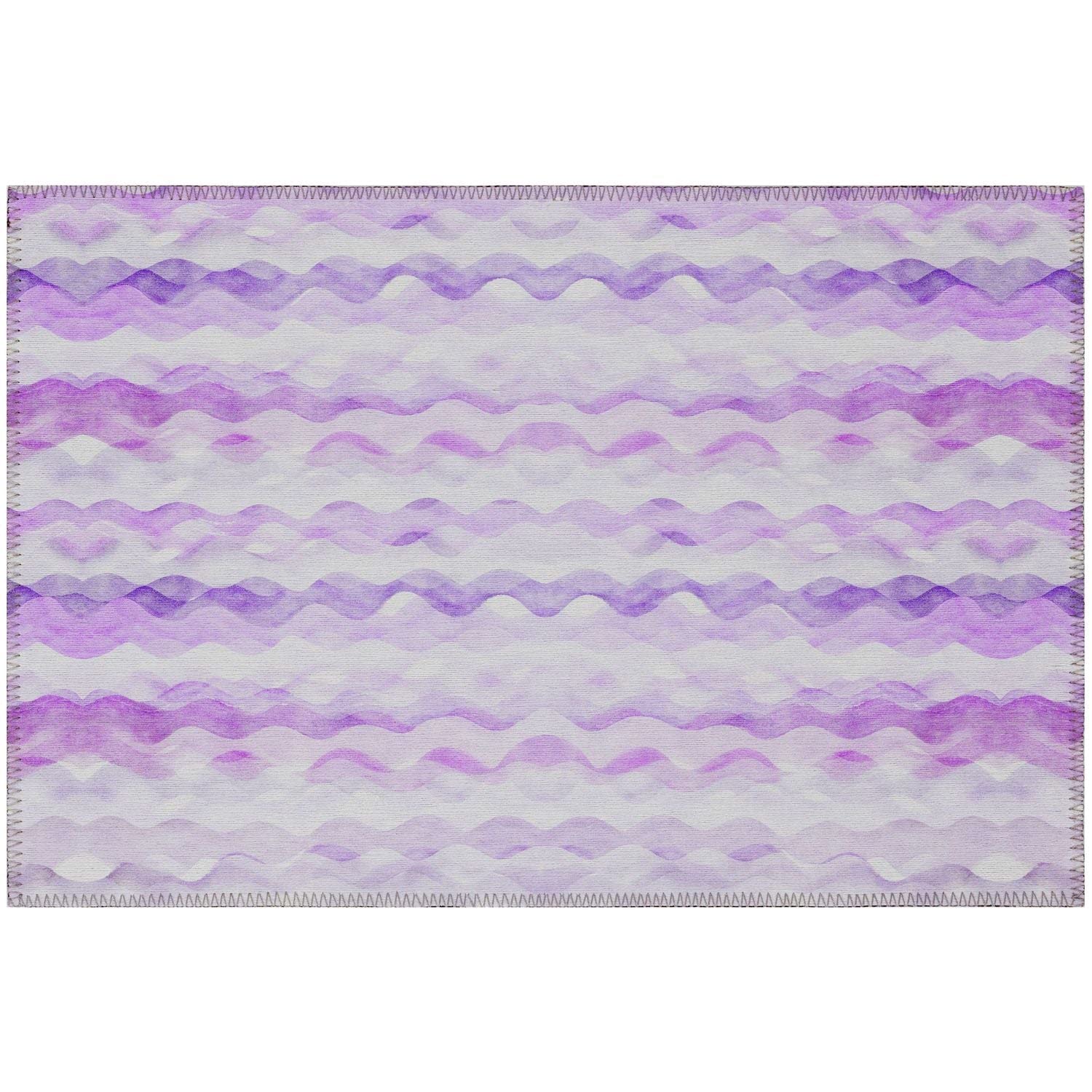 Seabreeze Sz16 Purple Coastal Rug Rectangle 3' X 5'