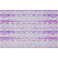 Seabreeze Sz16 Purple Coastal Rug Rectangle 5' X 7 ' 6"