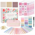 Skydue Bible Journaling Kit, Pink Highlighter Set, Bible Study Supplies, Aesthetic Book Annotation Kit, No Bleed, Gift Pink