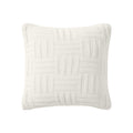 Tommy Bahama Throw Pillow Soft Cotton With Zipper Closure, Tropical Design, Ideal For Bed Or Couch, 20' X 20', Chain Basket Wh