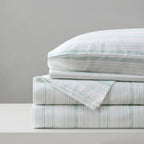 Comfort Spaces 100% Cotton Sheet Set Breathable, Lightweight, Soft With 14' Elastic Pocket Fits Up To 16' Mattress, All Season Cozy Bedding, Matching Pillow Case, Cal King Good Vibes 4 Piece
