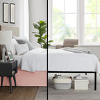 Nestl Peach Beige Twin Xl Bed Skirt - Twin Xl Size Bed Skirt 14 Inch Drop - Brushed Microfiber Bed Skirts - Hotel Quality Pleated Bed Skirt - Shrinkage & Fade Resistant