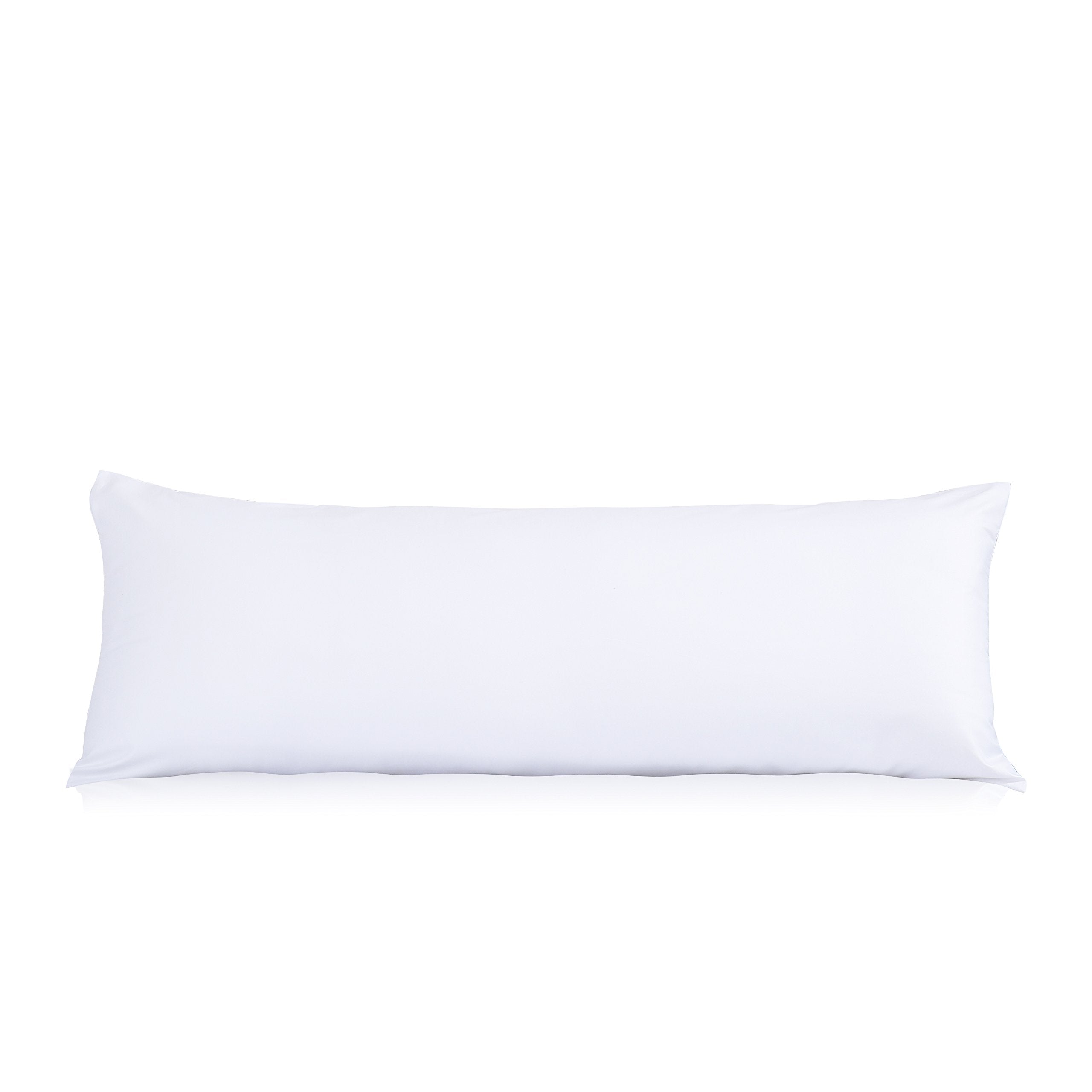 Evolive Ultra Soft Microfiber Body Pillow Cover/Pillowcases 21'X54' With Hidden Zipper Closure (21'X54' Body Pillow Cover, W