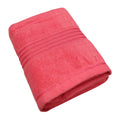 TRUEVELLI 100% Cotton Bath Towel 450 GSM (Size:Length:59 Inch X 150 CM,Width:29 Inch X 74 CM) (Pack of 1 Piece) Colour:Carrot Co
