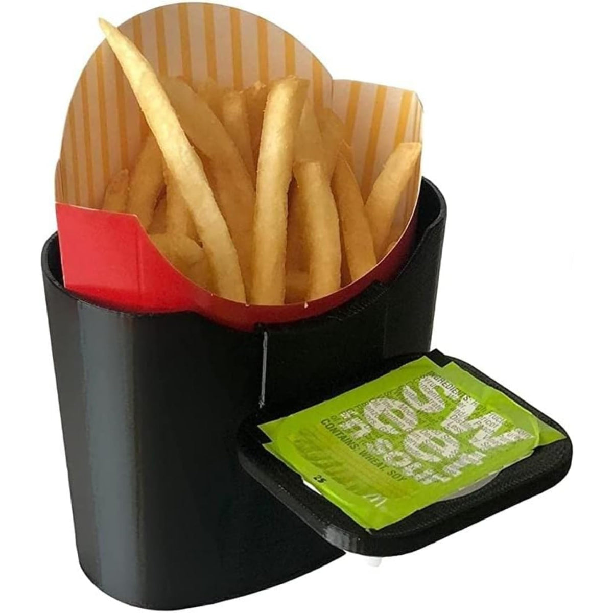 Vent N' Door Caddy and Sauce Caddy Combo Pack - French Fry Holder - Holds Fries, Sauce & More - Connects to Vent and Door - Just