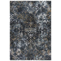 Alora Decor Elect 5'2" X 7'9" Charcoal/Blue/Brown Power-Loomed/Hybrid Area Rug