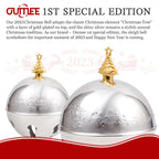 2023 Christmas Bell Ornaments, Sleigh Bell Annual Silver Bell For Christmas Tree Decorations Anniversary Holly Bell Holiday Keep