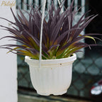 Phliofd 32 Pcs Artificial Grass Fake Grass Plants 17.3In Outdoor Plants Uv Resistant Faux Greenery Stems For Home Window Garden