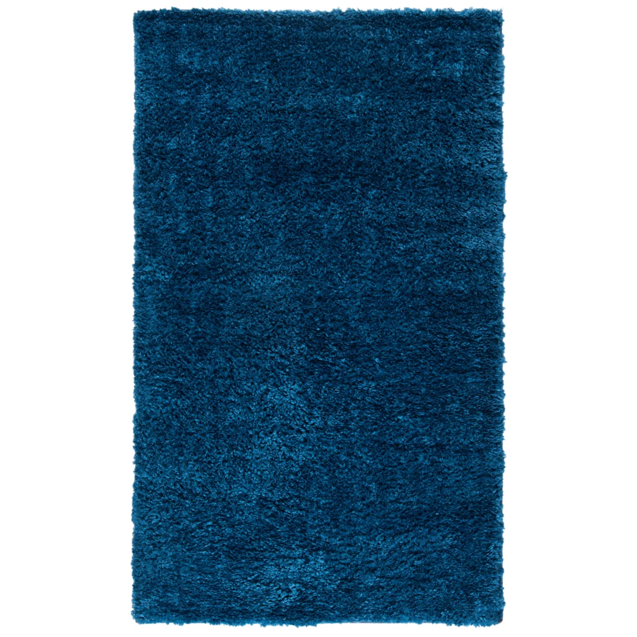 SAFAVIEH August Shag Collection Accent Rug - 2 x 3, Navy, Solid Design, Non-Shedding & Easy Care, 1.2-inch Thick Ideal for Hig