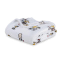 Berkshire Blanket Peanuts Velvetloft Cute Character Snoopy Plush Oversized Kids Throw Blanket, Peanuts I Got A Valentine White (
