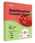 Sublimation Paper Heat Transfer Paper 8.5X11 Inch A4 130 Sheets For Any Epson Hp Canon Sawgrass Inkjet Printer With Sublimation