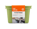 Full Circle FC11302-G Odor-Free Kitchen and Freezer Compost Bin, Scrap Happy, Green