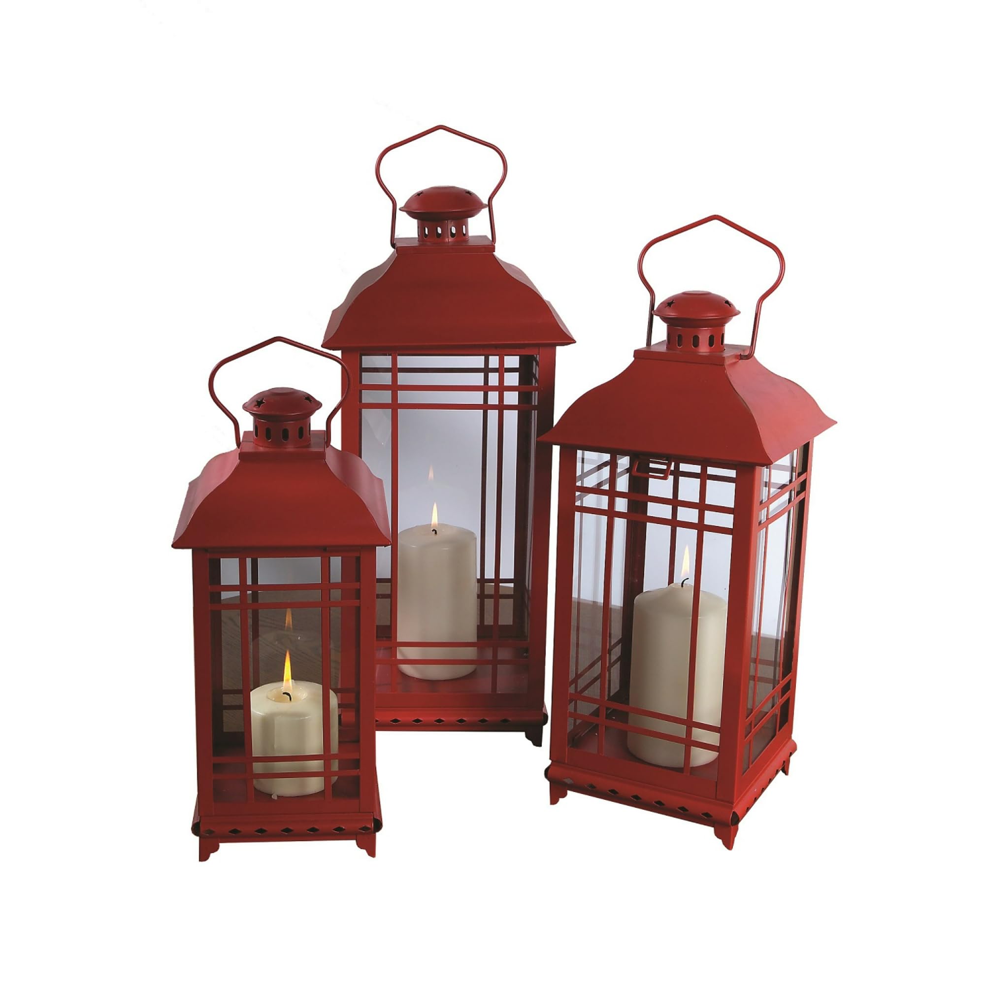 Metal Lantern (Set Of 3)
