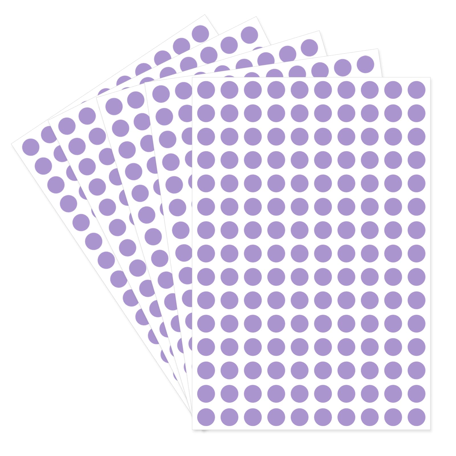Starboling Dot Stickers,3/8 Inch Purple Circle Stickers,3000Pcs Self-Adhesive Color Coding Labels,Round Labeling Stickers For Of