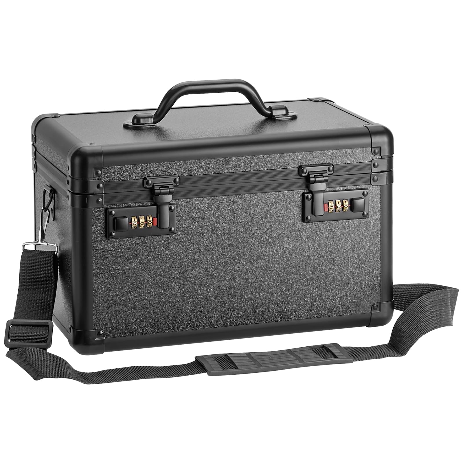 Vilcjson Combination Lock Box - 13.4X7.5X8.3 Inch Large - Security Lock Boxes For Medicine, Locking Storage Box For Personal Ite