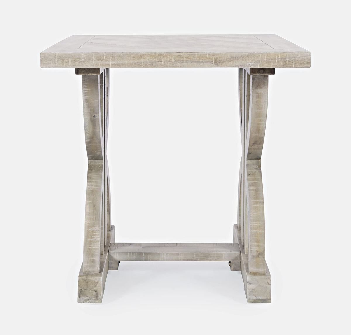 Jofran Inc. Fairview Rustic Trestle End Table