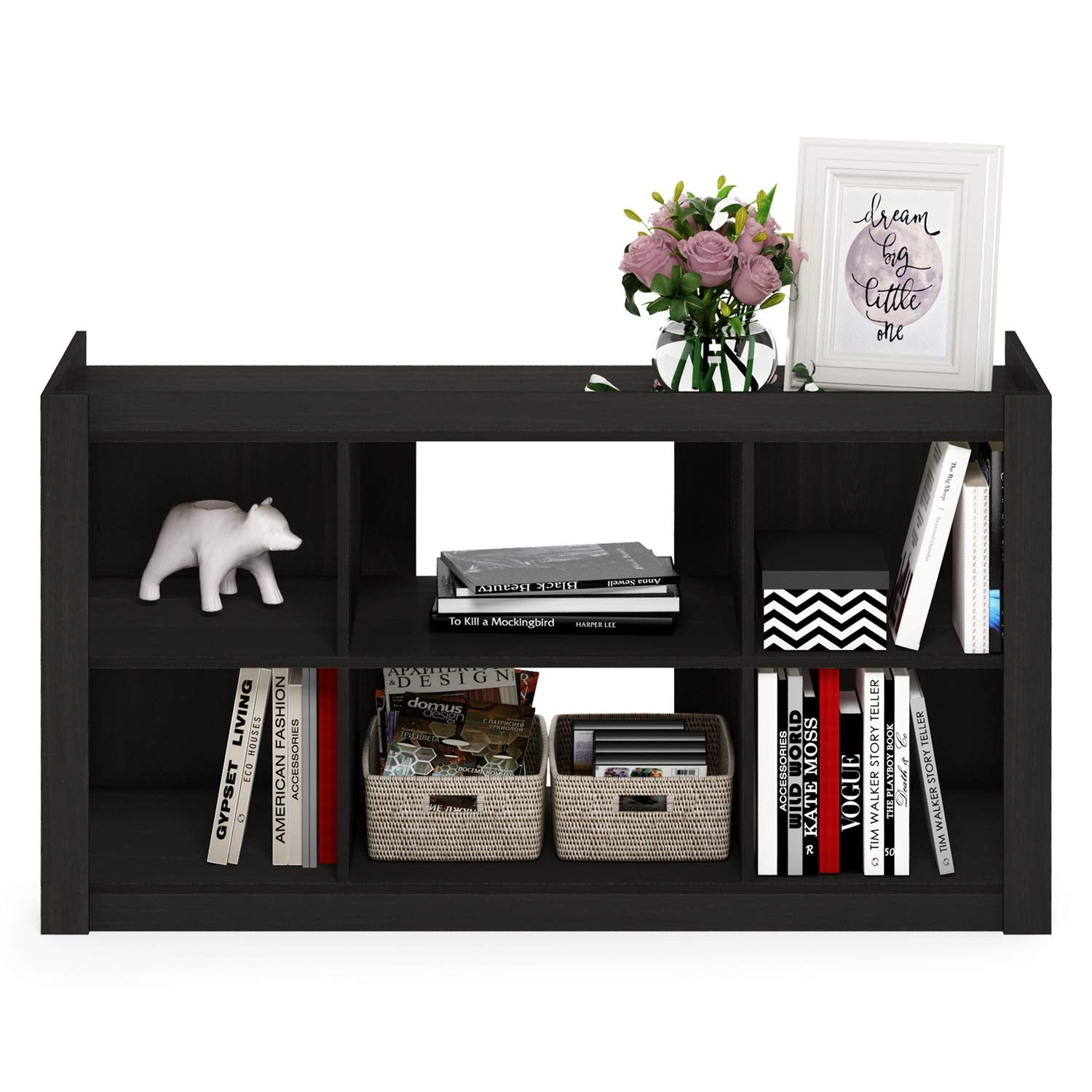 Furinno Fowler Multipurpose Tv Stand Bookshelves - Thumbnail 2