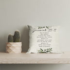 Bible Verse Throw Pillow Cover Cushion Case, Blessing Gift, Scripture Art, Scripture Sayings, Bible Quote, Jeremiah 29:11, Churc