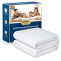 100% Waterproof Queen Mattress Protector Breathable Cooling 3D Air Fabric Mattress Cover Smooth Soft Hypoallergenic Noiseless Be