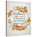 TLESKE Fall Christian Thanksgiving Pumpkins Wall Art Decor, Rustic Autumn Canvas Wall Art Prints for Farmhouse Living Room Bedro