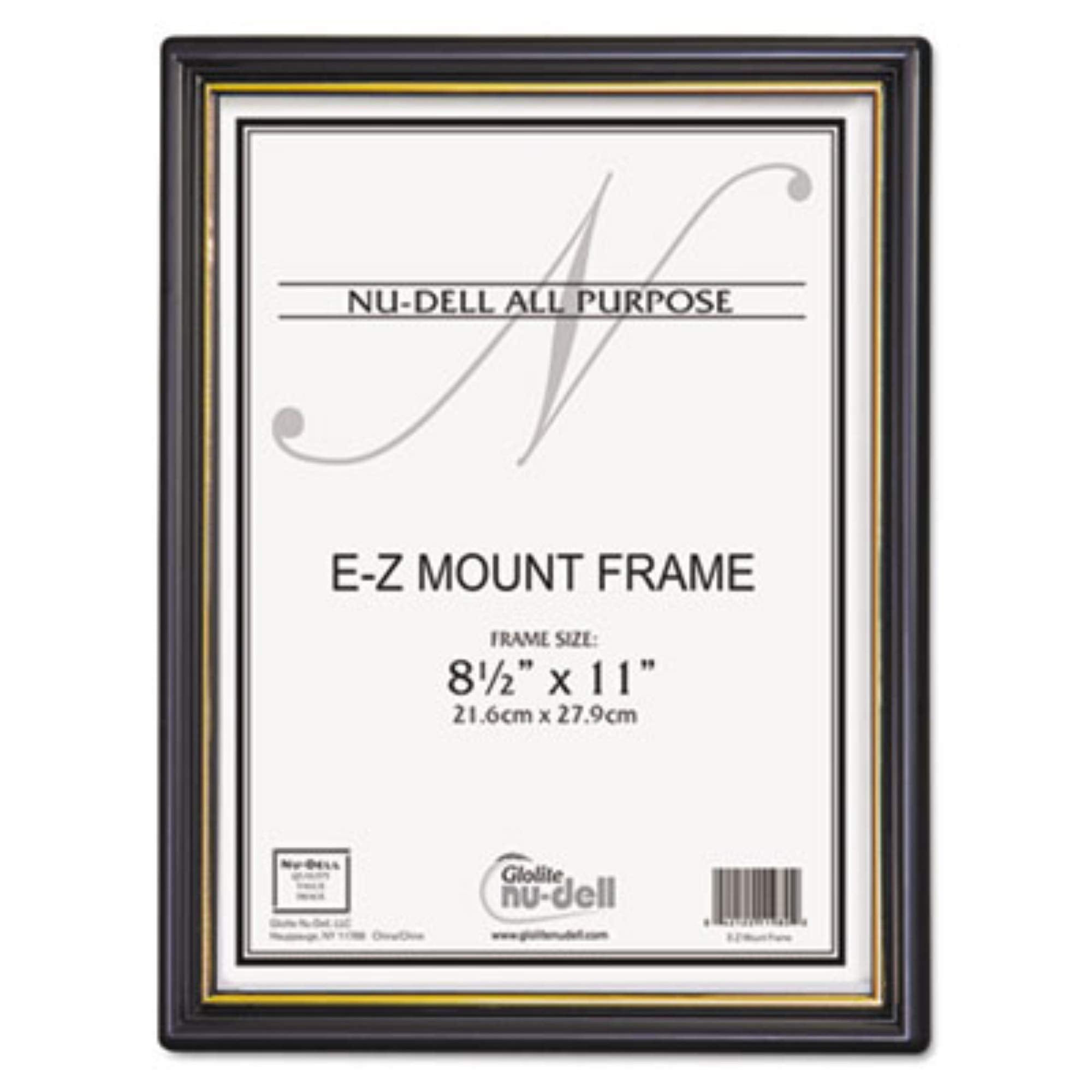 Nudell Ez Mount 8.5 X 11 In. Document Frame With Accent - Set Of 18