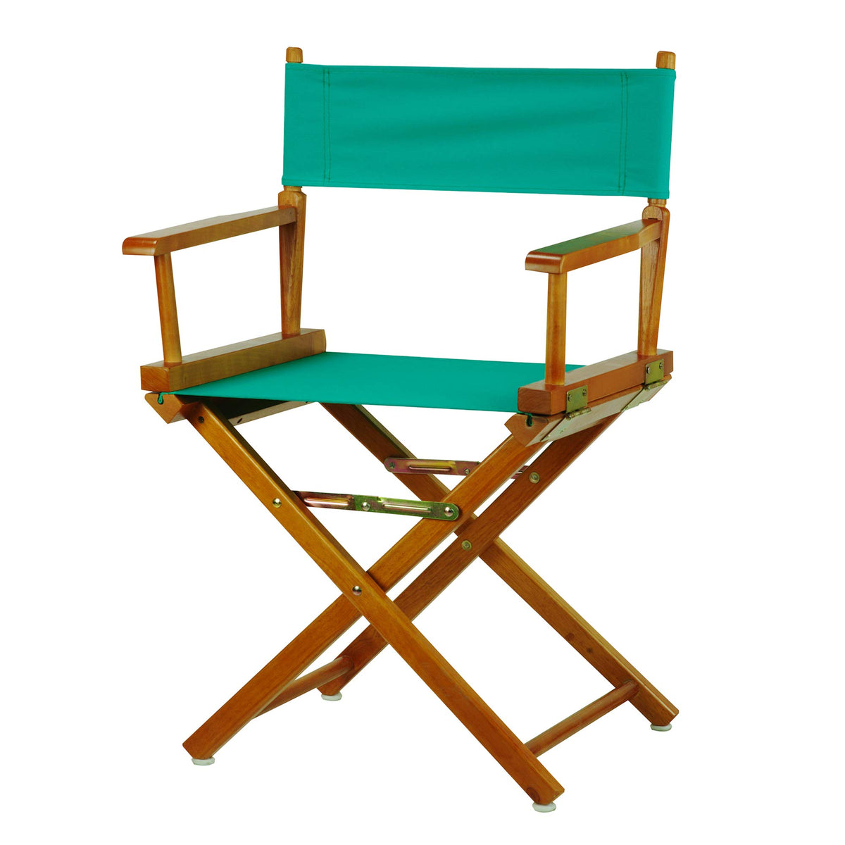 Casual Home 18&quot; Director'S Chair Honey Oak Frame With Teal Canvas