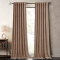 Pony Dance Blush Velvet Curtains - Light Blocking Kids Curtains For Girls Bedroom Decor, Rod Pocket Back Tab Design Privacy Drap