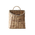 GYASVWU Woven Hanging Basket Water Hyacinth Hanging Wall Basket Wicker Handmade Baskets for Garden Farmhouse Home (Seagrass mout