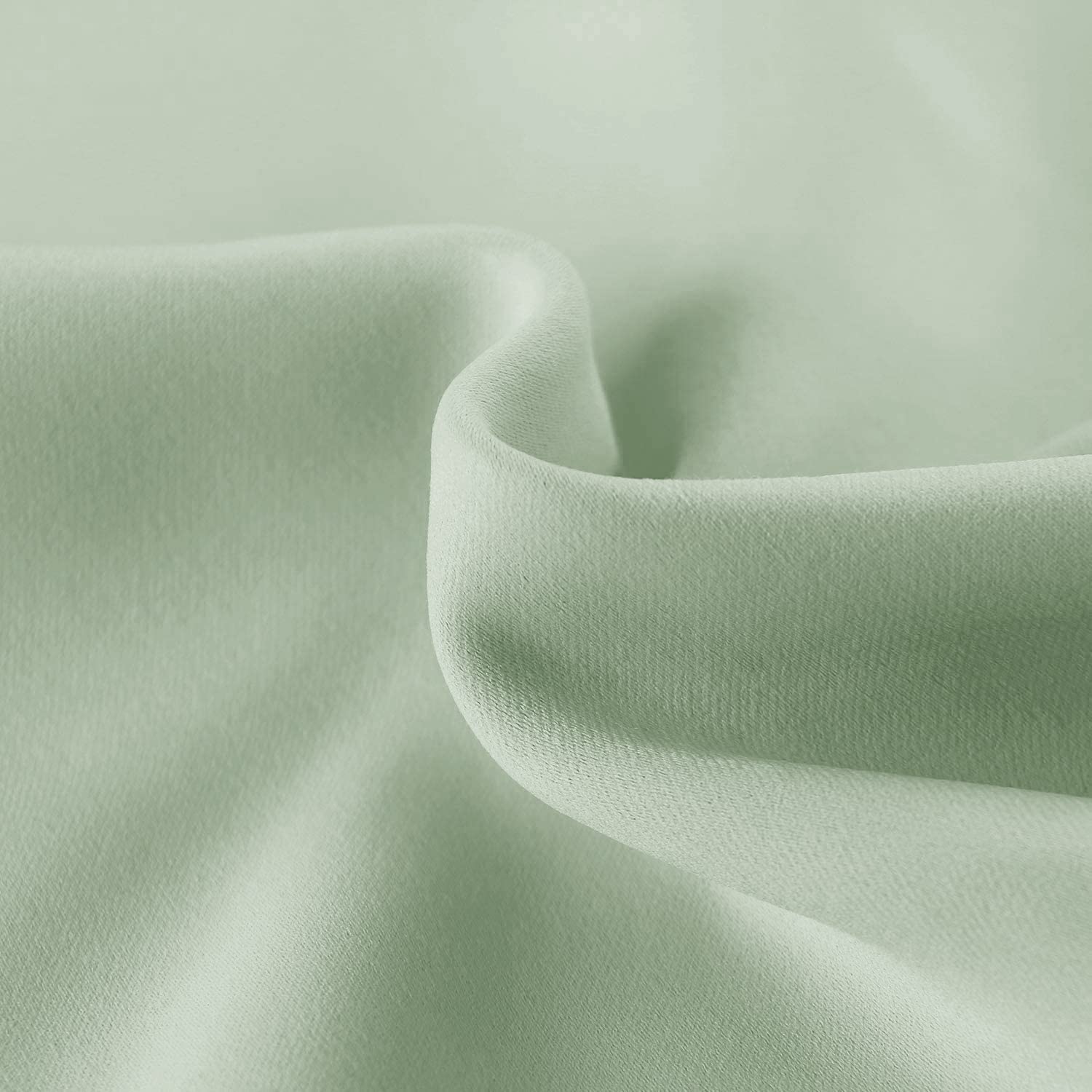 Hiasan Valance Curtains For Kitchen Blackout Thermal Insulated Solid Window Curtain Valance, Seafoam Green, 42 X 18 Inches, 1 Panel