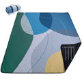 PY SUPER MODE Picnic Blankets Extra Large, Waterproof Foldable Outdoor Beach Blanket Oversized 83x79    Sandproof, 3-Layer Picni