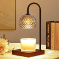 QENLAI Candle Warmer Lamp for Jar Candles, Candle Warming Lamp with 2/4/8h Timer, 7 Level Dimmer & 2 Bulbs, Candle Lamp Top Melt
