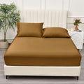 PHF 100% Rayon Derived from Bamboo Cooling Fitted Sheet Twin Size for Hot Sleeper,16'' Deep Pocket,2.5cm Wider Strong Elastic Ea