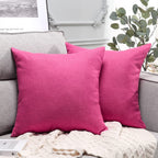 Otostar Outdoor Waterproof Throw Pillow Covers 20X20 Inch Garden Decorative Pillow Covers Outdoor Pillowcase Square Cushion Case