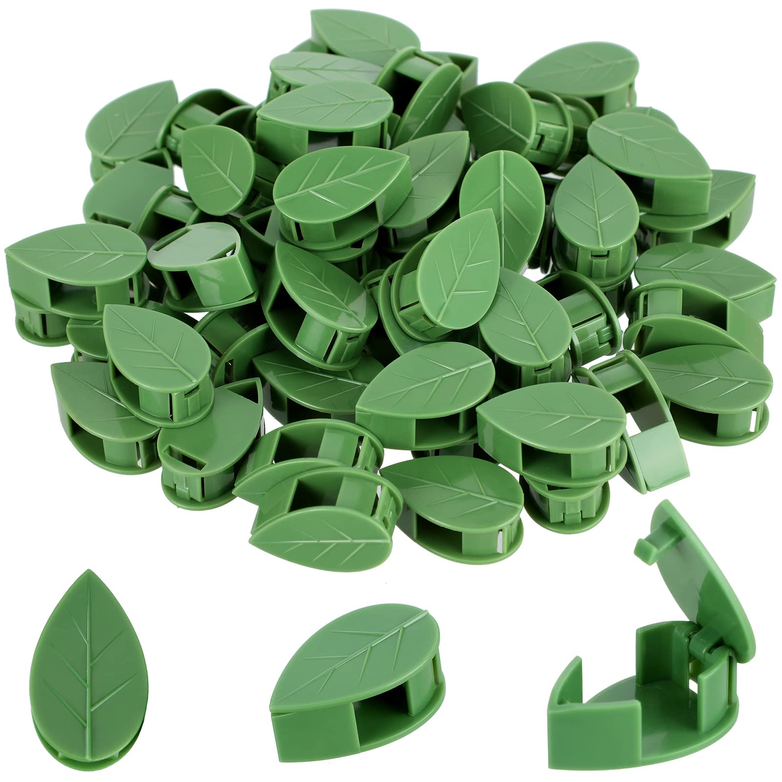 60 Pieces Plant Climbing Wall Fixture Clips With 72 Pieces Acrylic Adhesive Sticker Plant Fixer Invisible Wall Vines Fixing Clip