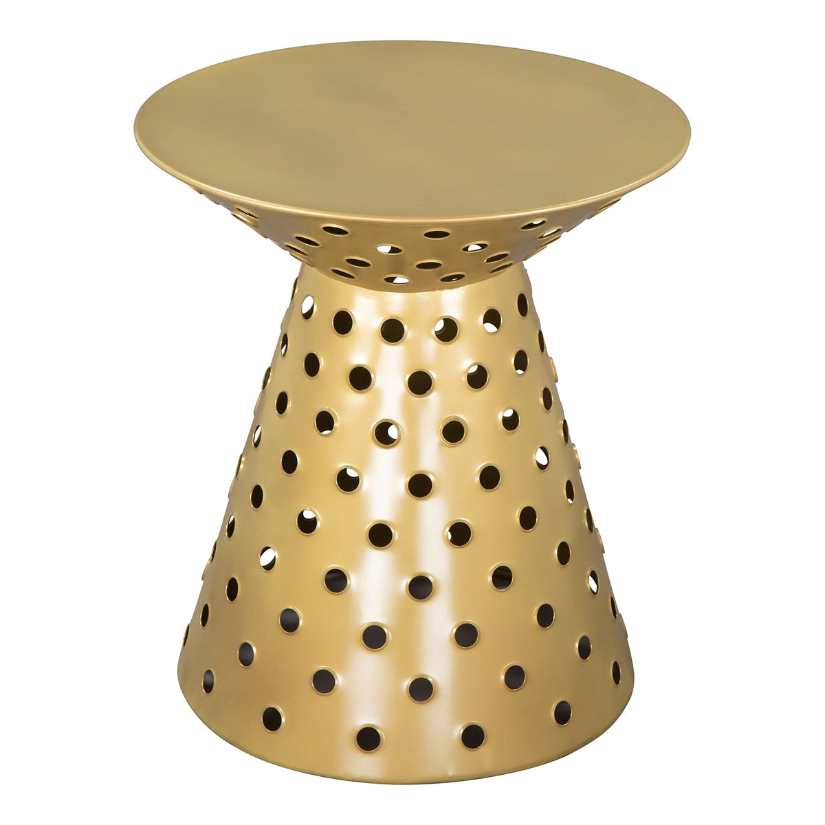 Zuo Proton Side Table Gold