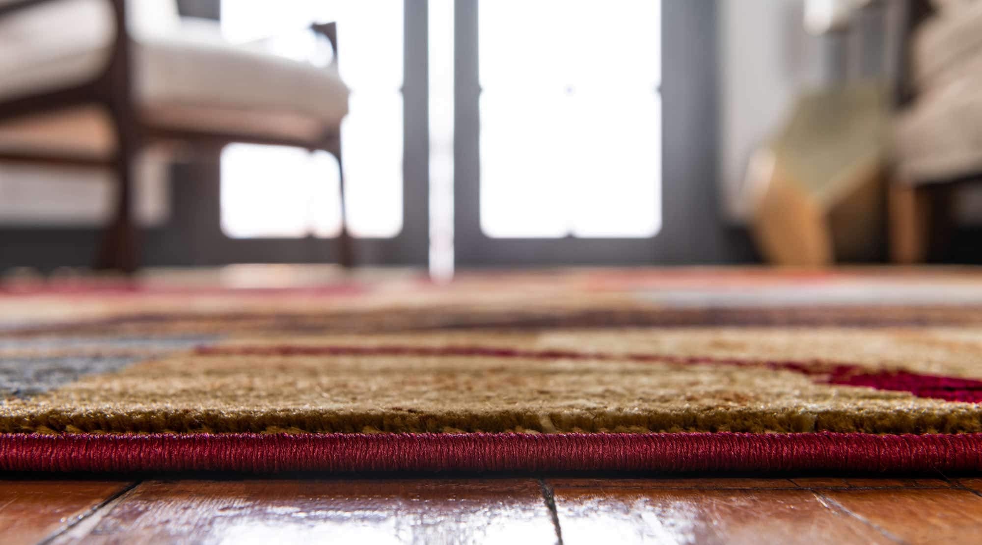 Unique Loom Barista Collection Area Rug - Kouillou (4' 1'' Round, Multi/ Brown)