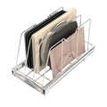 STORKING Pull Out Cookie Sheet Organizer, 10 W x 22 D x 11 H, Chrome