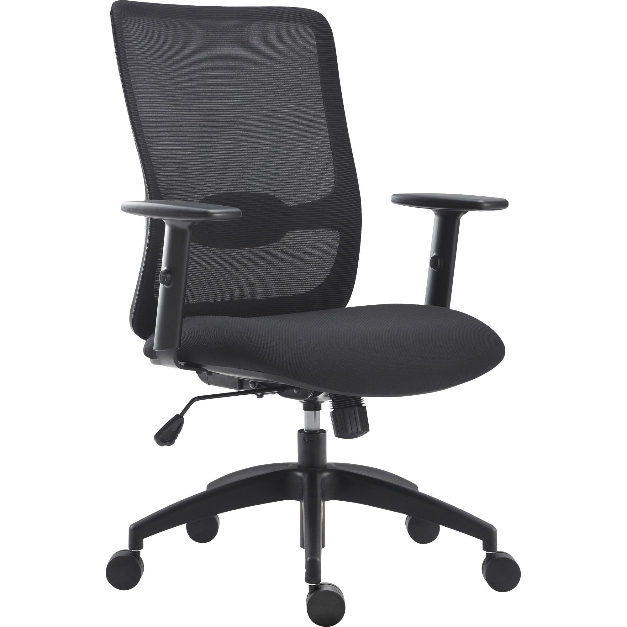 Lorell Soho Collection Lifting Armrest Staff Chair