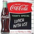 Coca-Cola Todays Special Metal Sign - Vintage Coca-Cola Diner Sign for Kitchen or Man Cave