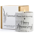 Anniversary Wedding Gifts Happy Anniversary Candle Aniversario Gifts for Men Women Couple Gift for Anniversary for Husband Wife 