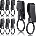 Threan 8 Pieces Belt Key Clip Heavy Duty Key Holder For Belt Security Metal Belt Clip For Keys Belt Clip Key Chain For Men Women