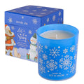 ROMIIE ZOI Christmas Scented Jar Candle - 6oz Soy Wax Candle - Let It Snow Infused with Winter Fruits Aroma - with Beautiful Kee