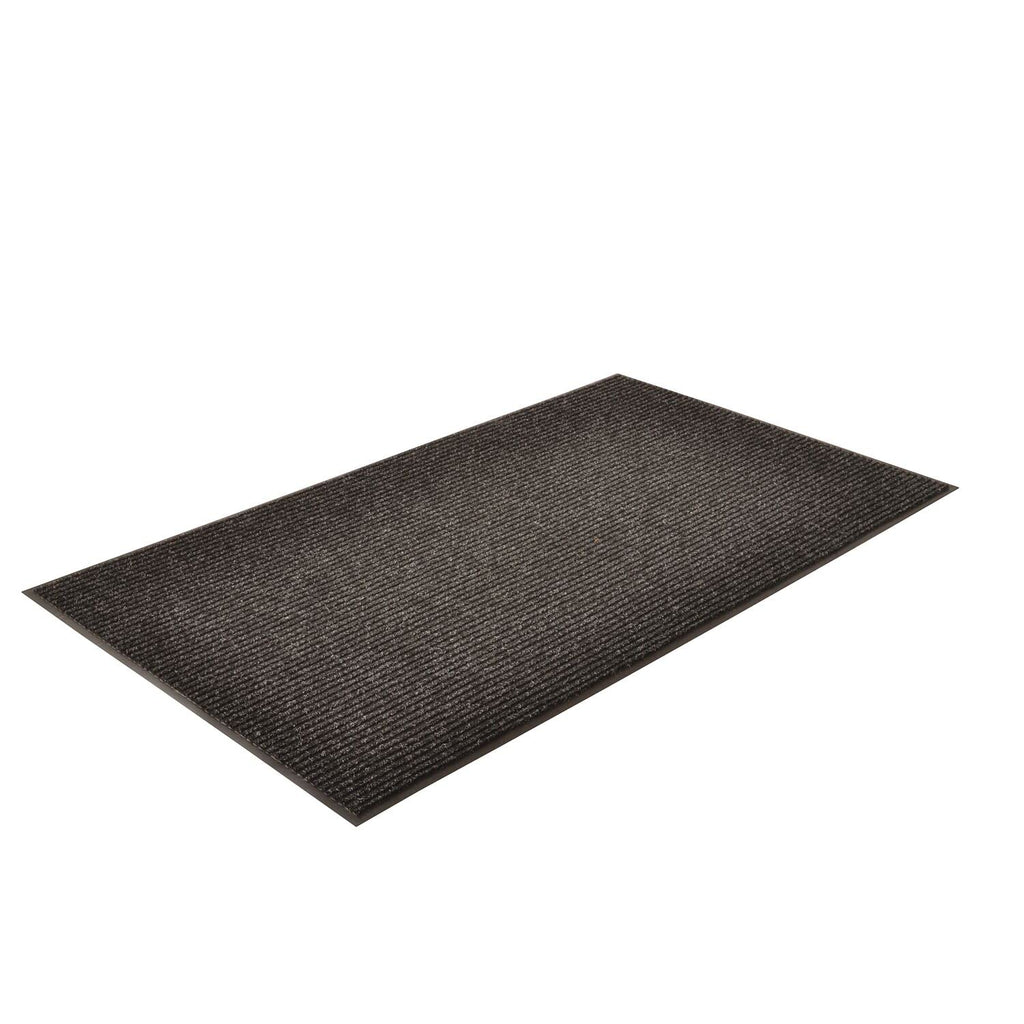 Notrax 117 Heritage Rib Entrance Mat, For Home Or Office, 2' X 3' Charcoal