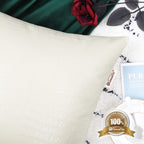 Brawarm Faux Leather Pillow Covers 20 X 20 Inches, Ivory White Leather Pillow Covers Pack Of 2, Crocodile Leather Decorative Thr