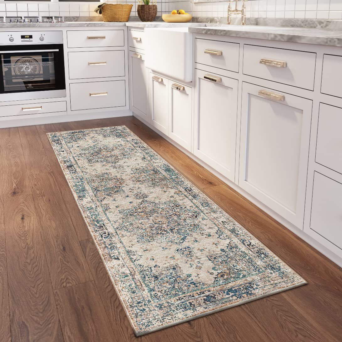 Dalyn Rugs Jericho Jc6 Linen 2'6&quot; X 8' Rectangle Soft Runner Rug, Easy Clean, Non Shedding, Bedroom, Entry, Living Room, Dining Room, Kitchen Rug