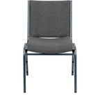 Flash Furniture Hercules Series Heavy Duty Gray Fabric Stack Chair With Ganging Bracket