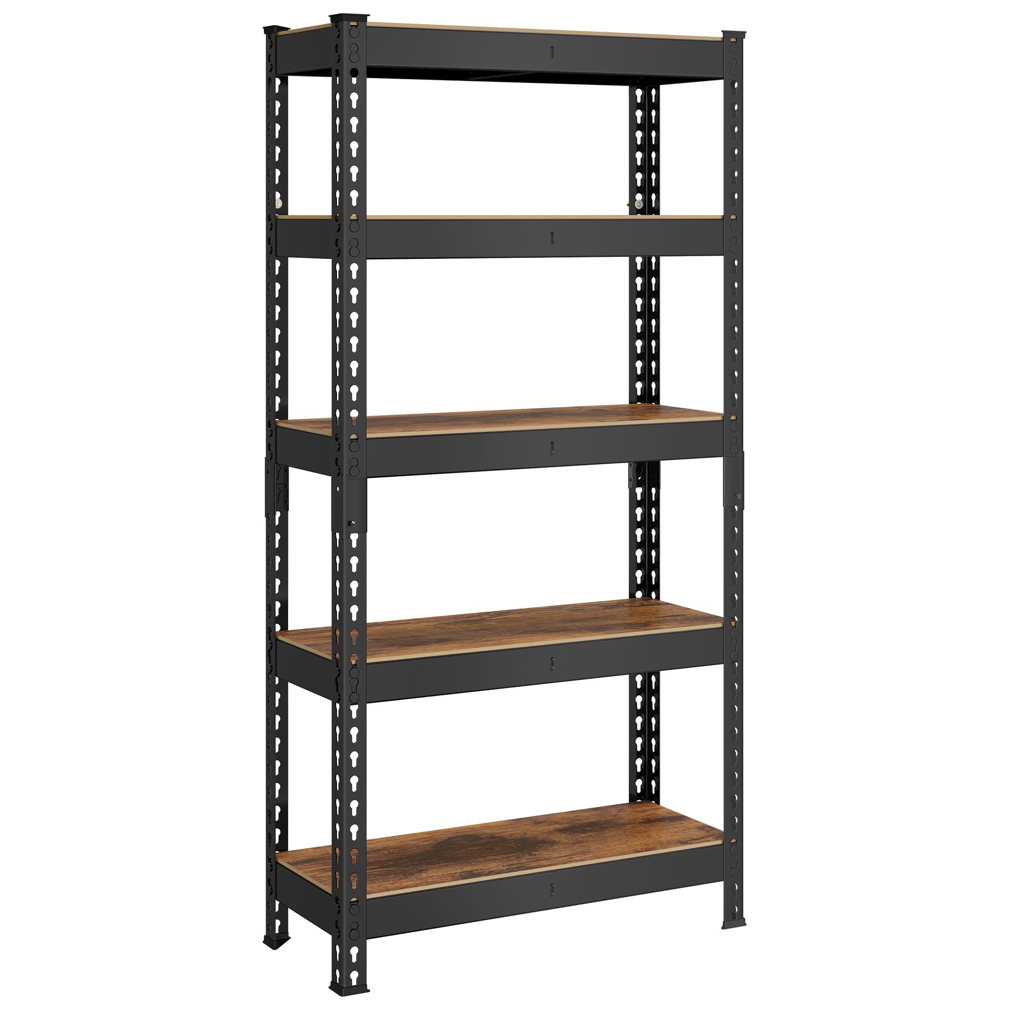 SONGMICS 5-Tier Storage Shelves, Load 2310 lb, Garage Storage, Boltless Assembly, Adjustable Shelving Unit, 11.8 x 29.5 x 59.1 I