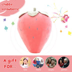 Cute Fruit Kids Pillow Stuffed Strawberry Plush Pillows Super Soft Girls Pillows Cushion Seat For Kids Toys (Pink,19.6'/50Cm)1